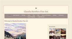 Desktop Screenshot of claudiabrookes.com